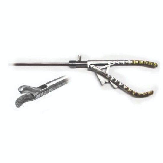 Laparoscopic Bariatric Needle Holder T.C. Curve Jaw – Left- Axial Handle