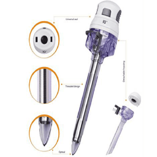 OPTIVIEW Bladeless Trocar Dia 5mm, Length 100mm