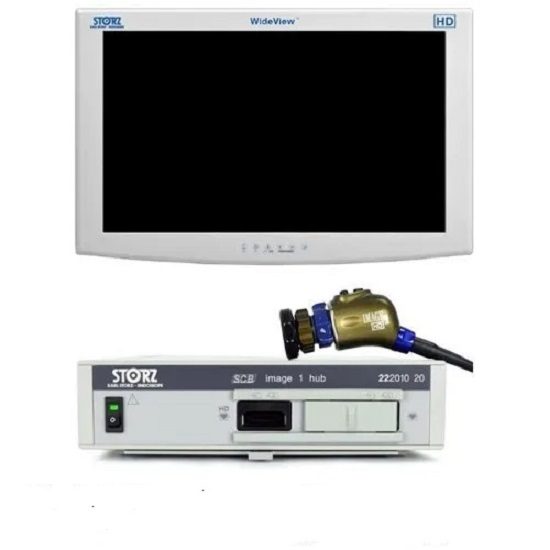 Karl Storz Image 1 Hub H3z Head with 26″ Karl Storz Monitor Refurbished