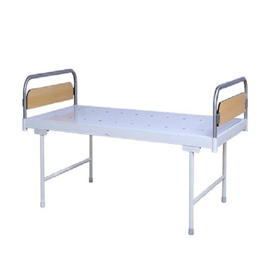 Hospital Bed Plain Deluxe-S.S. Bows