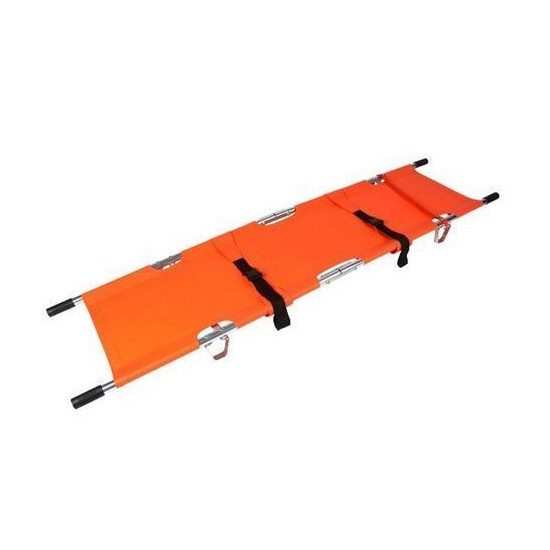 Folding Stretcher Double Folds Aluminum Poles