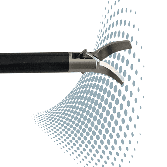 Curved Scissor with plain handle – 5mm