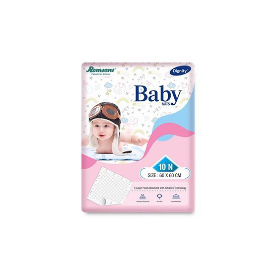 ROMSONS DIGNITY BABY MATS -10s (60 X 60)