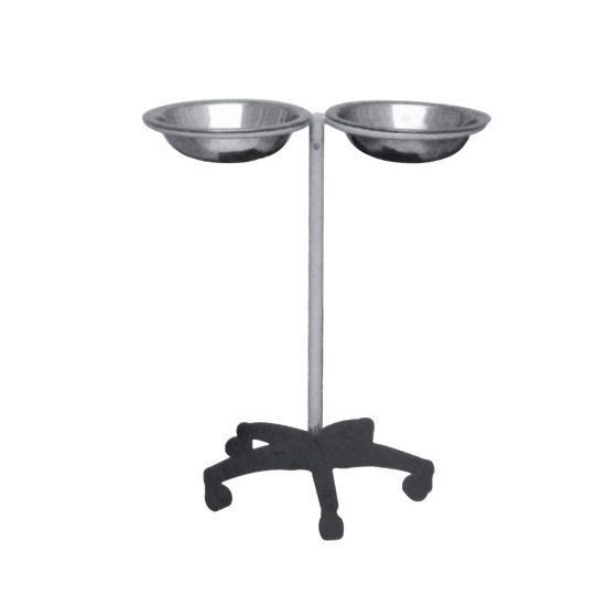 Wash Basin Stand Double. M.S. with SS Basin