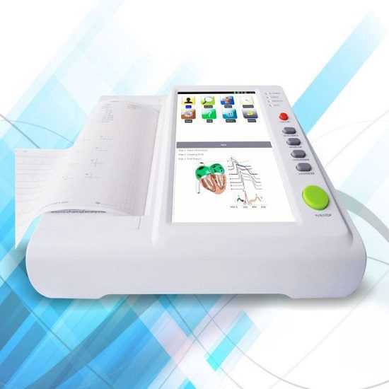 Twelve Channel ECG Machine - ECG-12I