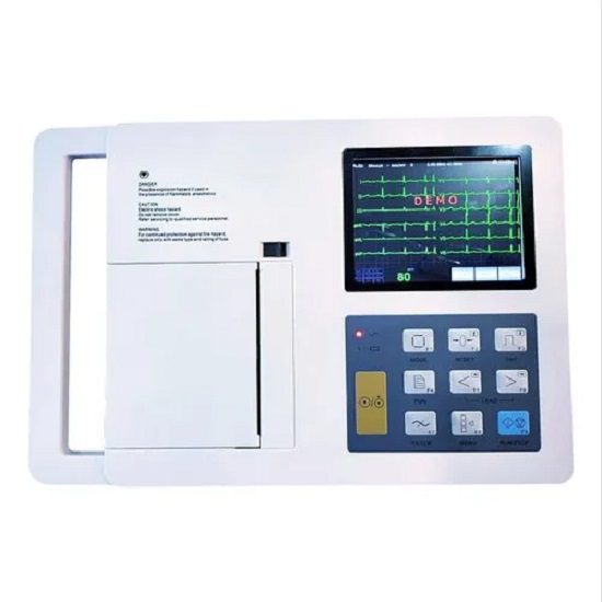 Digital 6 Channel ECG Machine