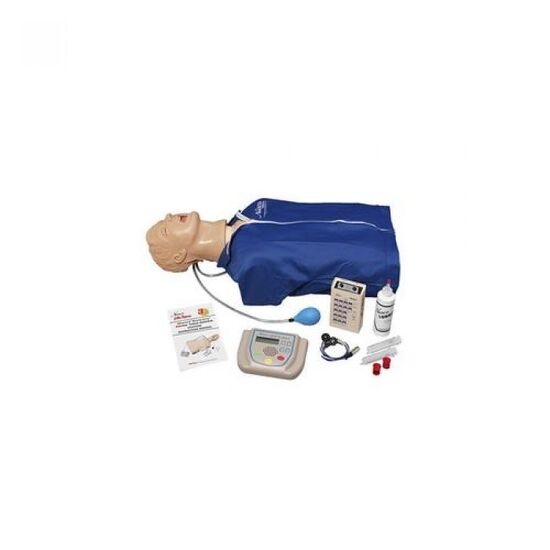 Advanced Airway Larry Torso with Defibrillation Features, ECG Simulation, and AED Training