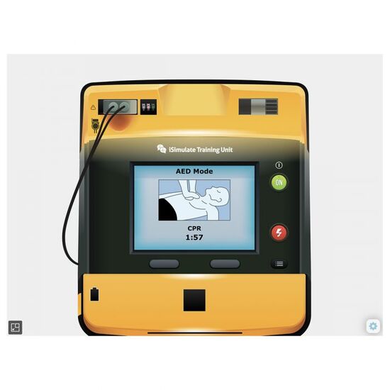 LIFEPAK 1000 Patient Monitor Screen Simulation for REALITi 360