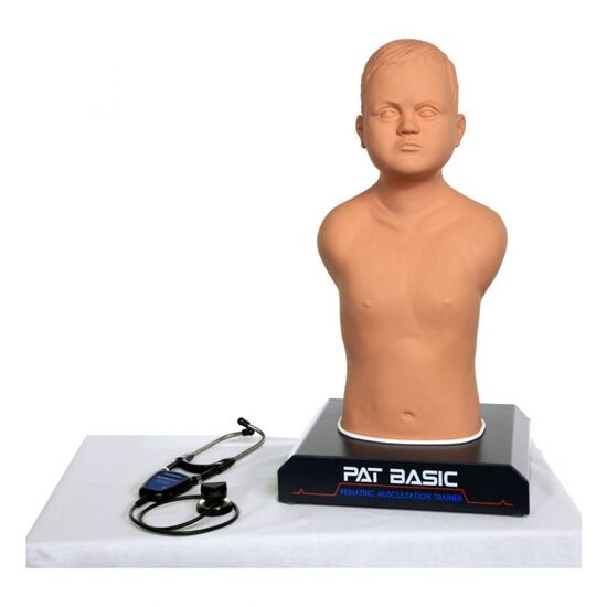 PAT Basic – Affordable Pediatric Auscultation Manikin, light skin tone