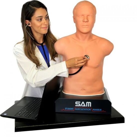 SAM II – Student Auscultation Manikin, light skin tone