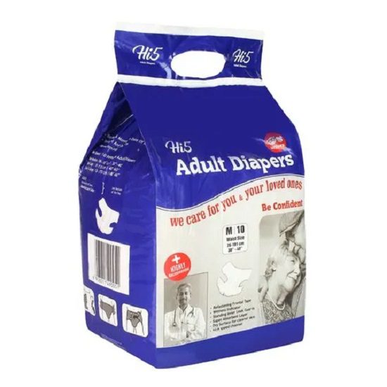 Hi5 Adult Diaper Sticker Type Medium