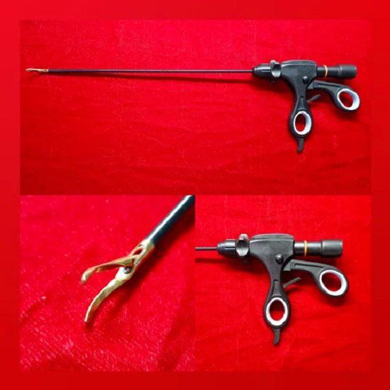 Laparoscopic Bipolar Sealer Cutter Gold Jaw 5mmx330mm Reusable Surgical Instruments