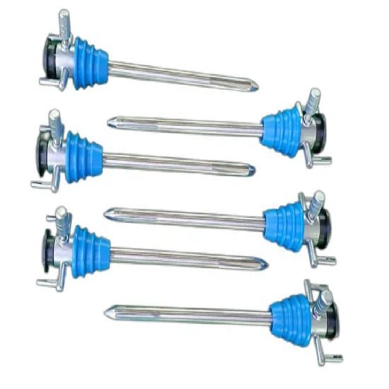 Laparoscopic Brass Hassan Trocar 10mm x 140mm Reusable Surgical Instruments