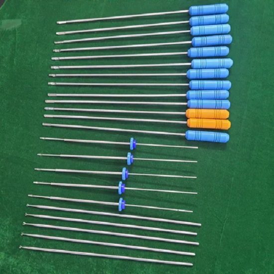 Laparoscopic Knot Pusher with 5-3mm Reducer & Knot Pusher Cutter Reusable Instruments