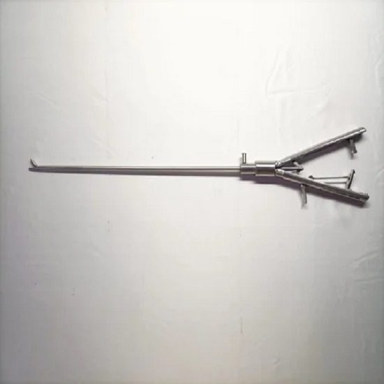 Laparoscopic V-Shape Needle Holder Straight Jaw 5mmx330mm Stainless Steel Reusable Instruments