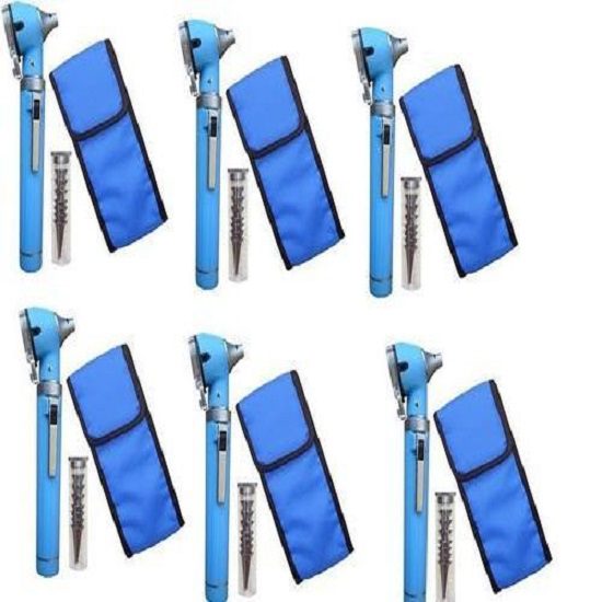 Pocket Otoscope LED Halogen Portable Battery Operated