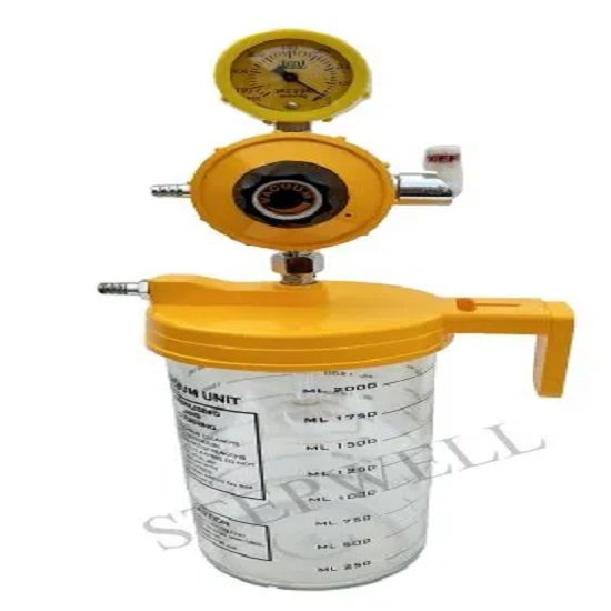 2000ml Ward Vacuum Regulator Suction Unit