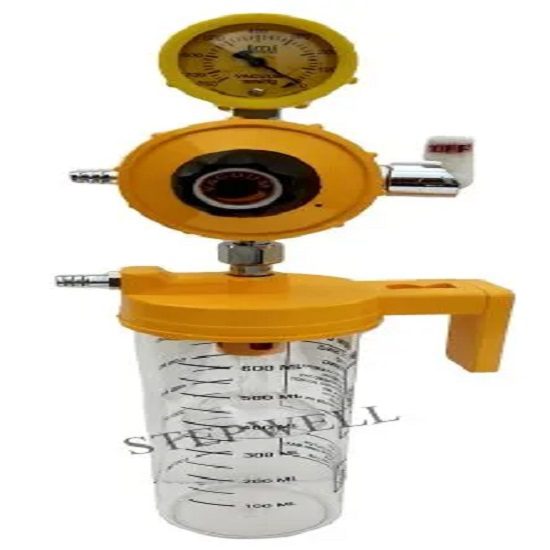 600ml Ward Vacuum Suction Jar With Regulator