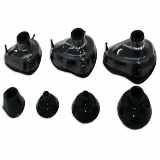 Black Rubber Super Face Mask