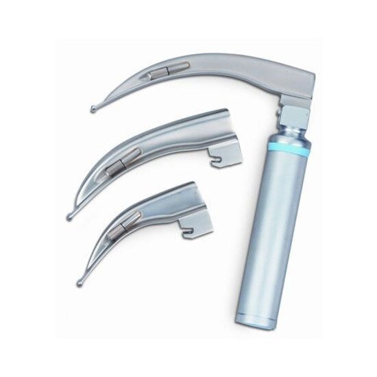Laryngoscope Set with 3 Blades Macintosh(LED Light) Adult