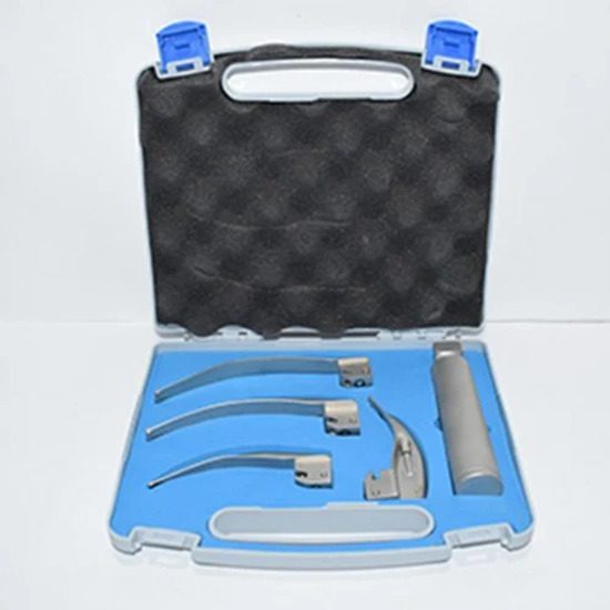 Laryngoscope Set with 4 Blades Macintosh with Box Packing Adult