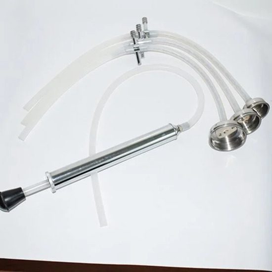 Vaccum Metal Cup With Silicone Tube