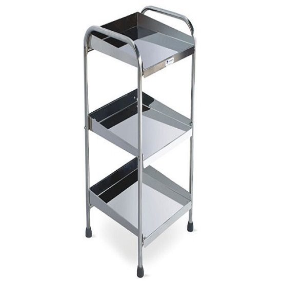 Medimek Bedside Stand With Shelves Fully SS Mi-6004