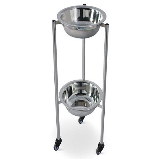 Medimek Double Bowl Stand SS Framework Mi-5052