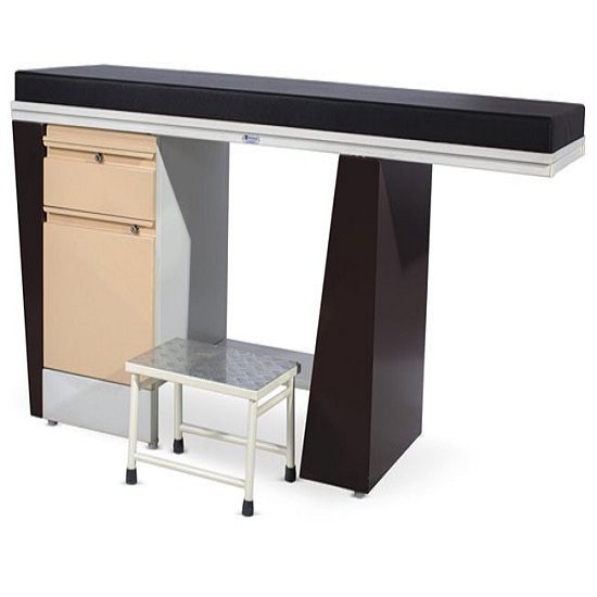 Medimek Examination Couch Plain Top With Decorative Columns Mi-4015