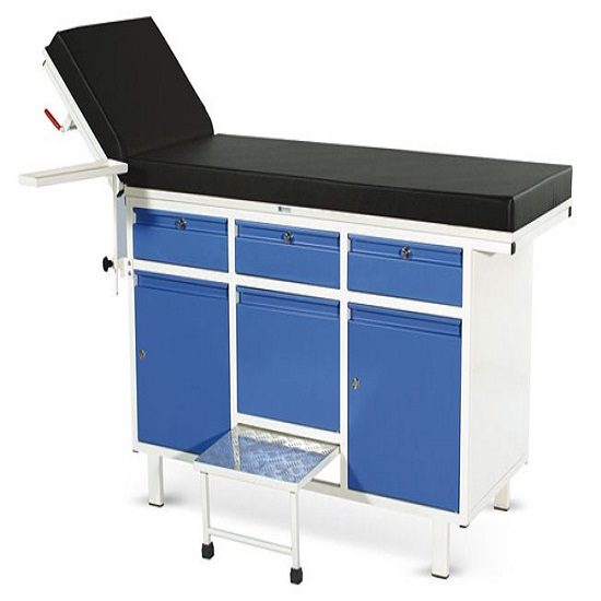 Medimek Examination Couch With Head Rest On Gas Spring Mi-4011