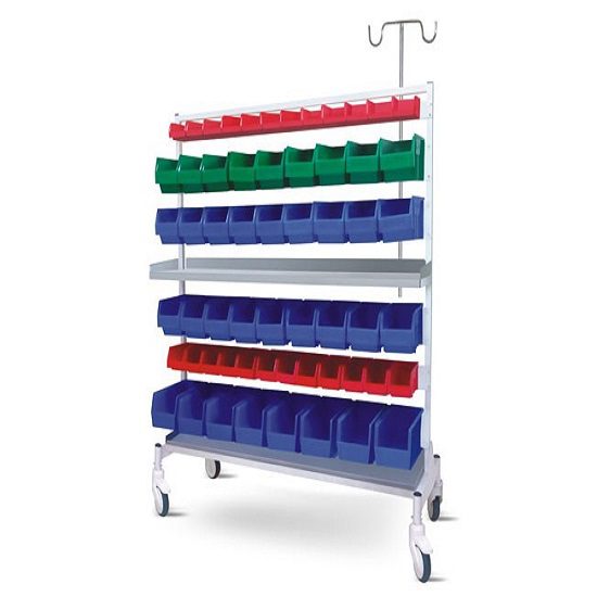 Medimek Multiple Bins Trolley Big MS Framework Mi-5055